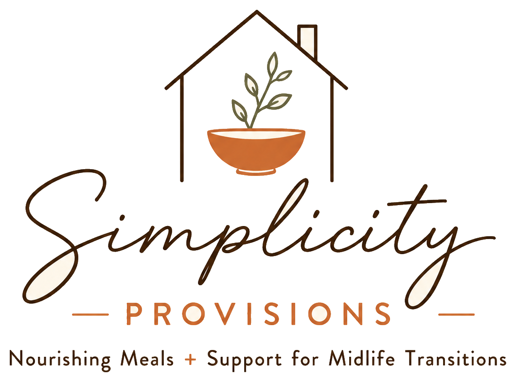 Simplicity Provisions — Protein-forward meals + support for midlife transitions